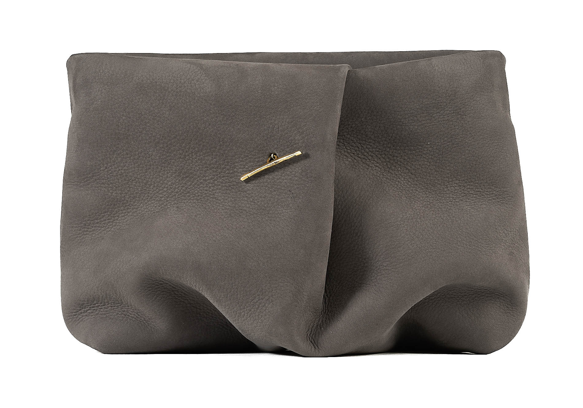 daniele basta leather and silver bags - FRONT